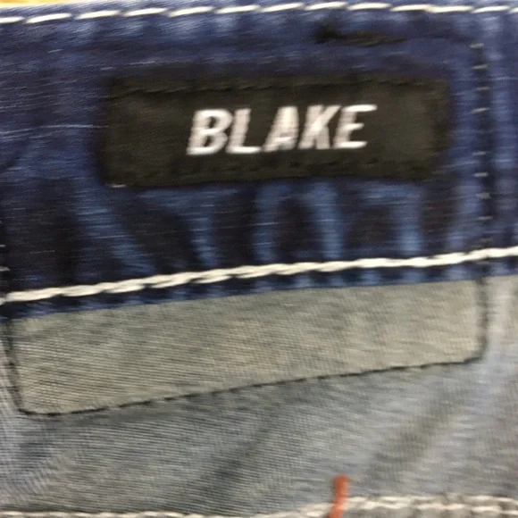 Affliction Black Premium Mens Blue Distressed Hot Rod Denim Size 42